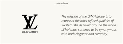 lvmh mission statement|louis vuitton mission statement.